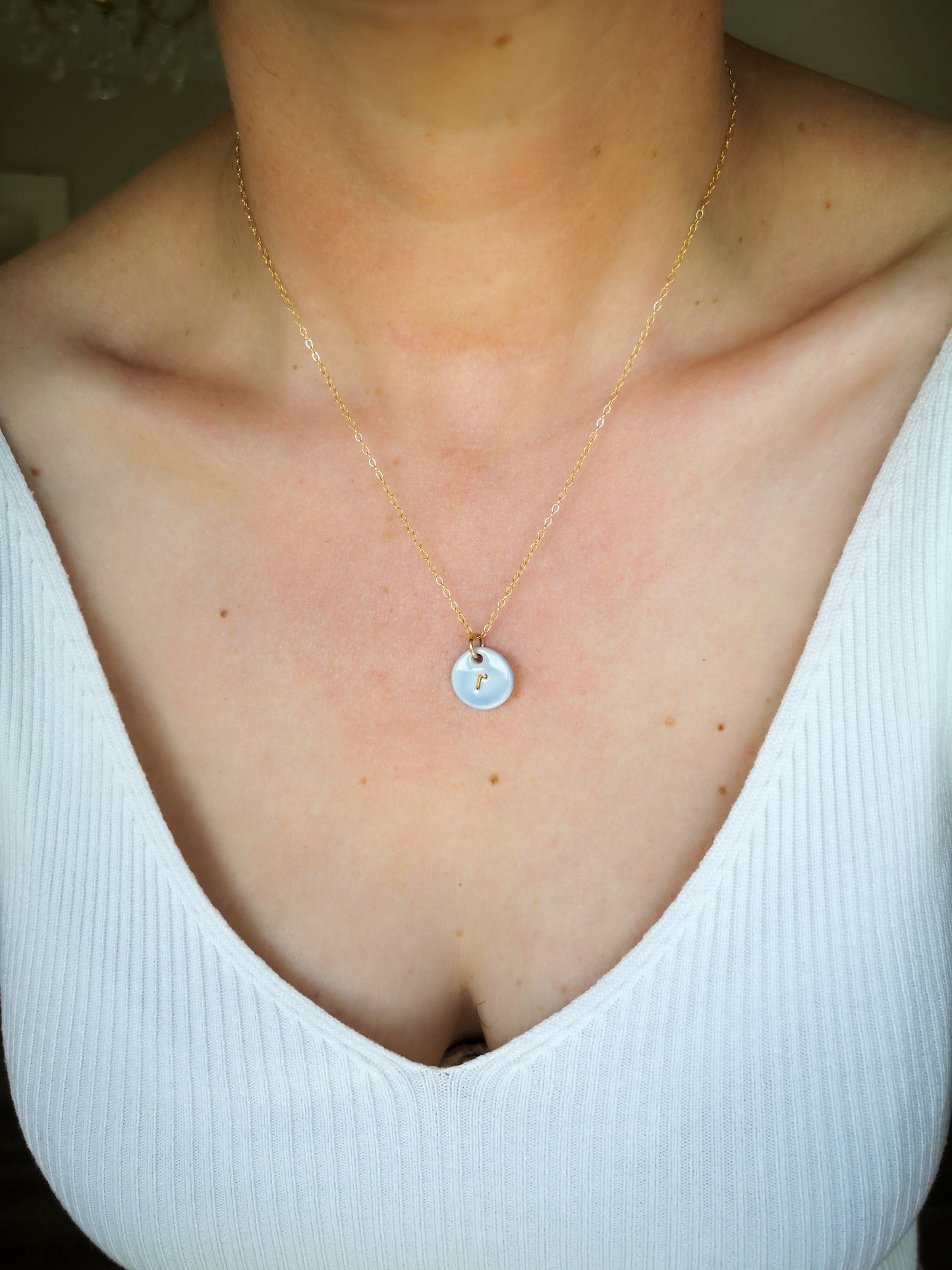 Initial chain blue
